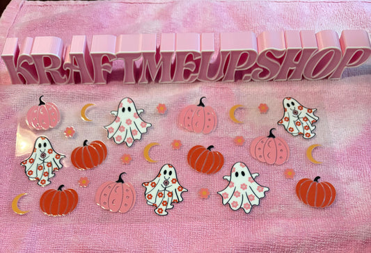 Ghost Pink /yellow flowers